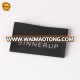 Sinicline black center folded bespoke clothing labels