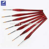 Free samples 6 pcs triangle artist detail best paint brushes set miniature paint brush