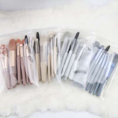 2020 sinicline Cruelty free travel makeup brushes Amazon new travel makeup brushes high quality 8pcs