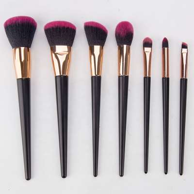 Sinicline purple rainbow makeup brush 2020 wholesale makeup vegan brushes with packaging